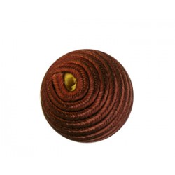 BOLA TEJIDAS 22 MM MARRON - 5 UNIDADES