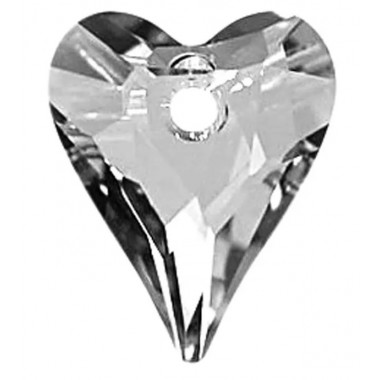 CORAZON 37X30 ID 3MM - 1 UD 001 SILVER SHADE CRYSTAL