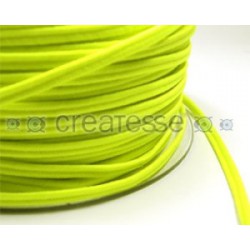 CORDON SOUTACHES 3MM AMARILLO FLUOR - 5 metros