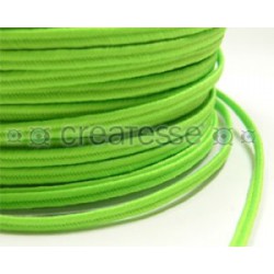 CORDON SOUTACHES 3MM VERDE FLUOR -5 metros